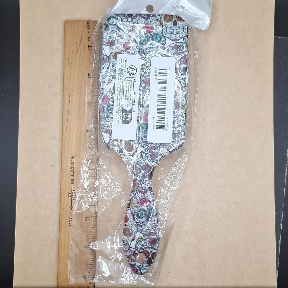 Floral day of the dead Skull wet brush